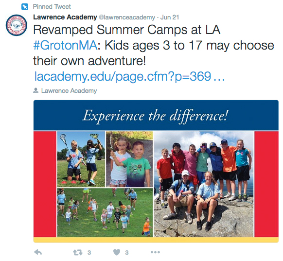Lawrence Academy Twitter